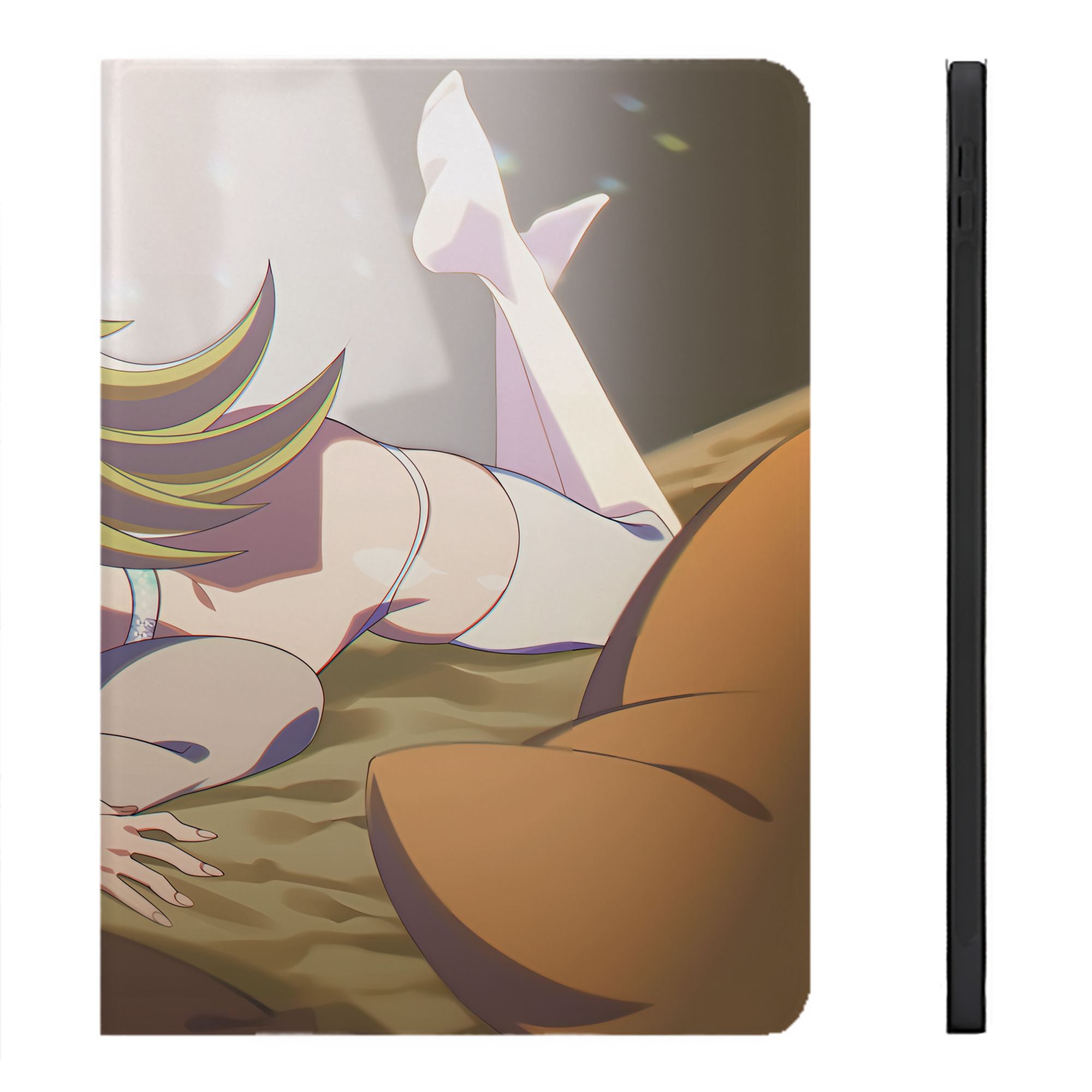 （画像用） 遊☆戯☆王 Yu-Gi-Oh! IPadケース ペンホルダー付き ブックスタイルデザイン